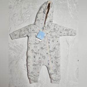 Babycottons sherpa playsuit NWT 3 months